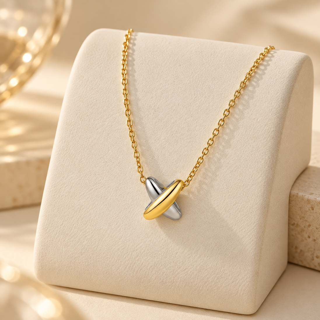 Intreccio Two-Tone Necklace