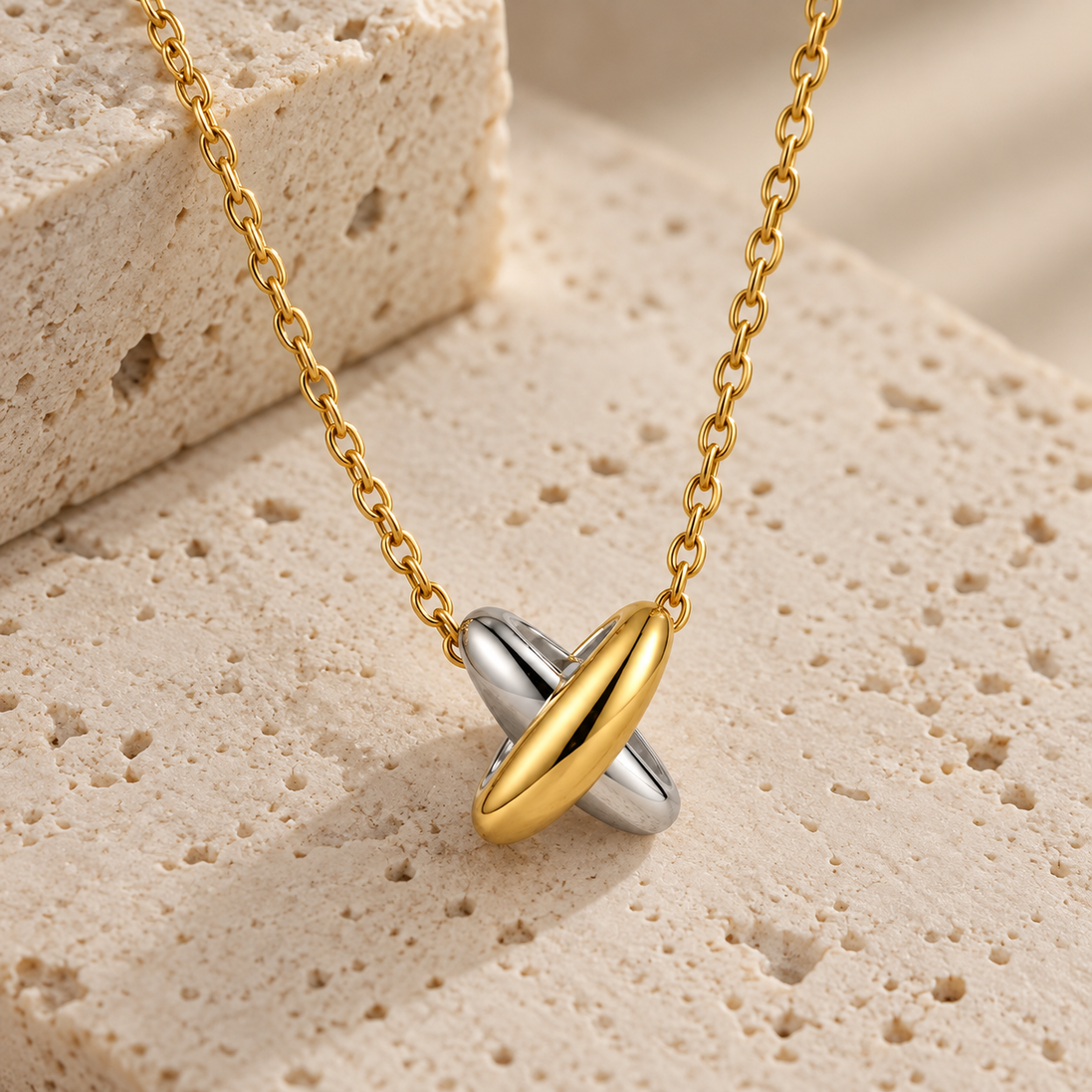 Intreccio Two-Tone Necklace