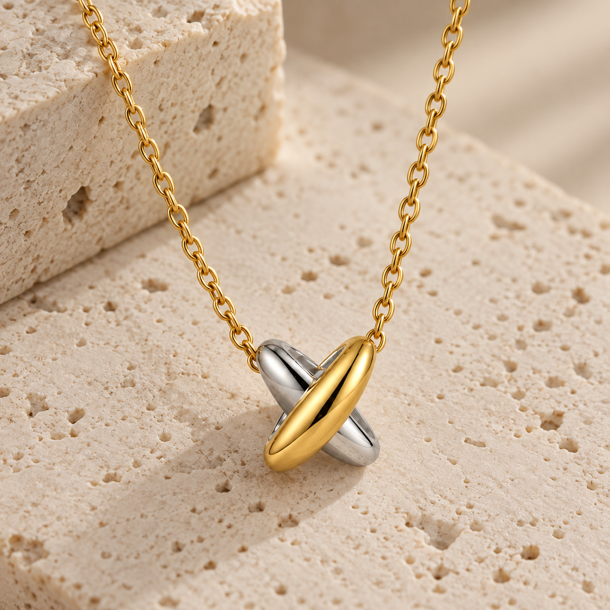 Intreccio Two-Tone Necklace