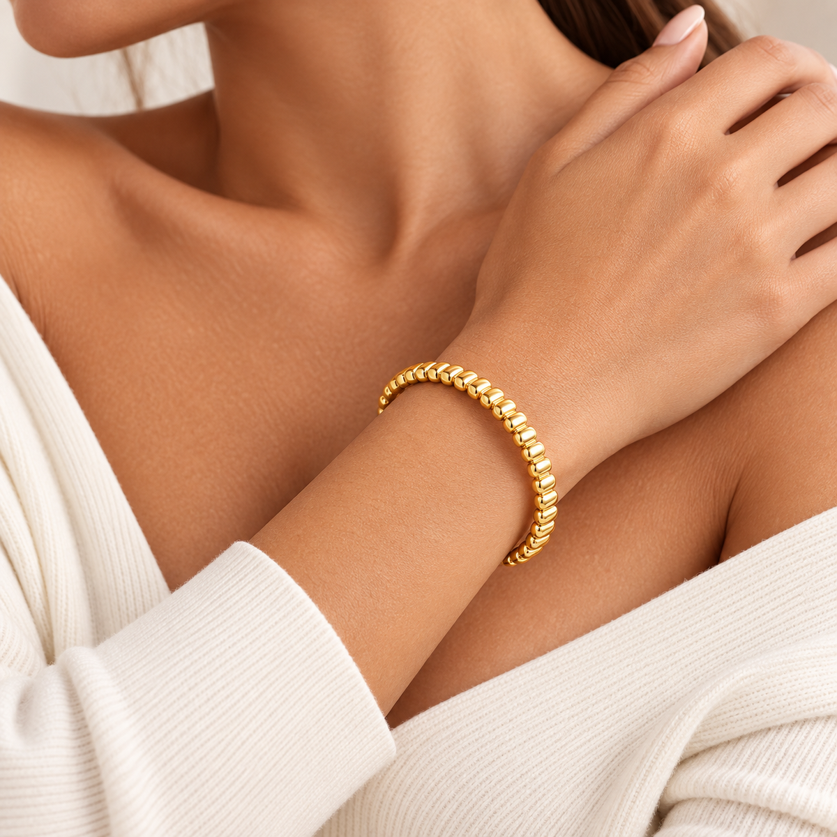 Torino Link Cuff Bracelet