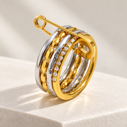 Portofino Two-Tone Ring
