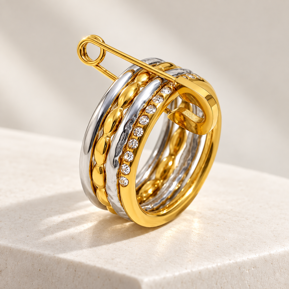 Portofino Two-Tone Ring