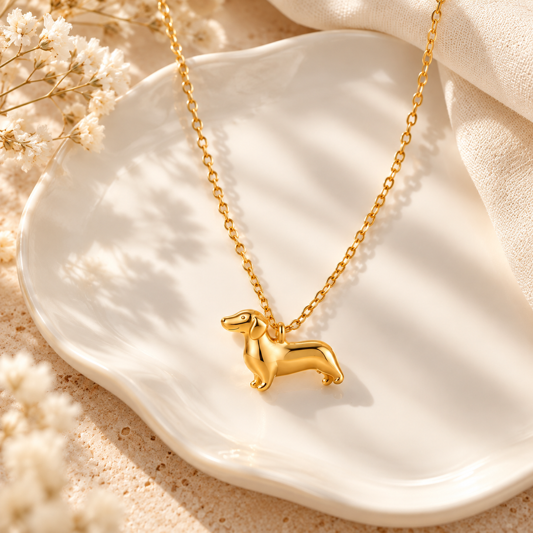 Luna Dachshund Necklace
