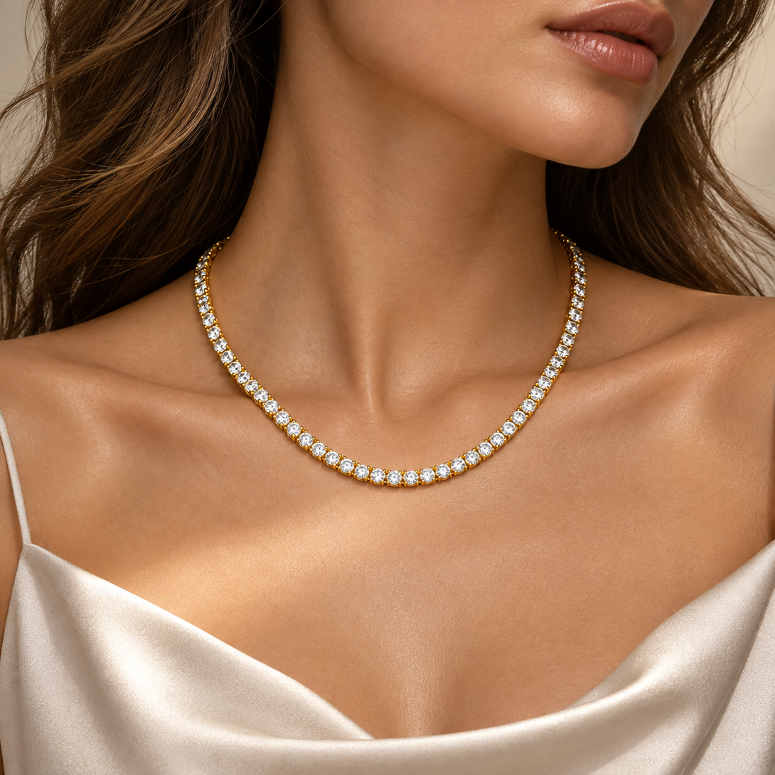 Bellissima Tennis Necklace - 3MM