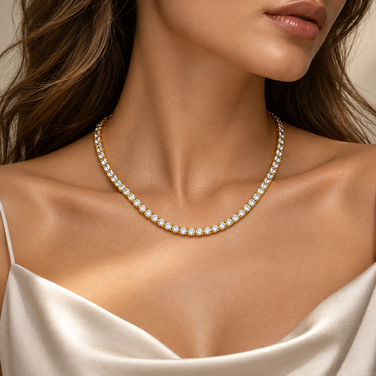 Bellissima Tennis Necklace - 3MM