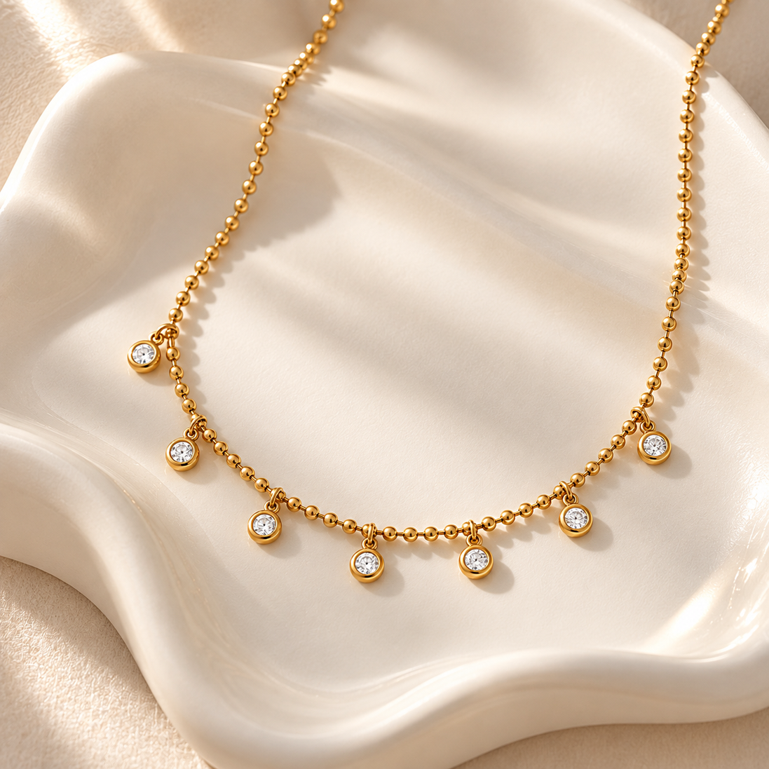 Siena Halo Necklace