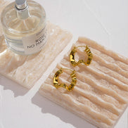 Serena Twist Hoops