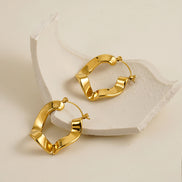 Serena Twist Hoops