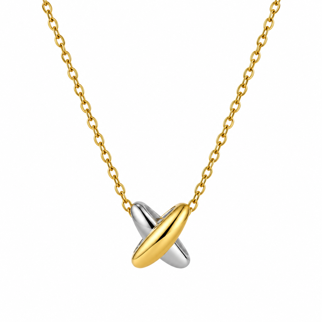 Intreccio Two-Tone Necklace