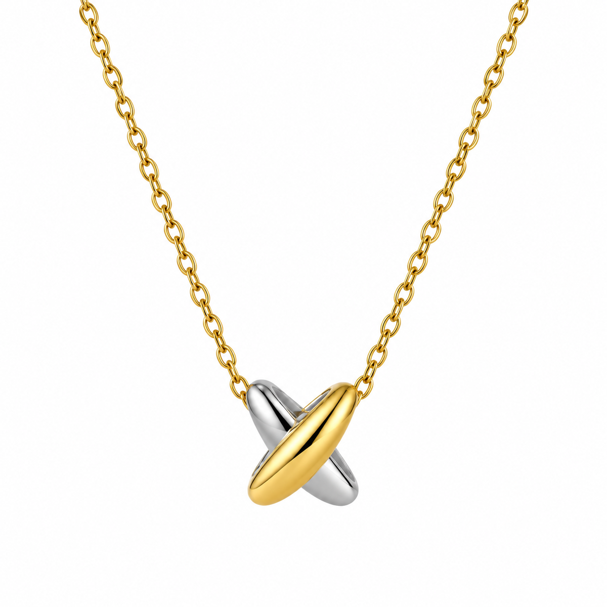 Intreccio Two-Tone Necklace