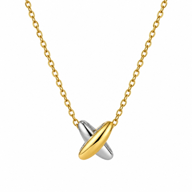 Intreccio Two-Tone Necklace