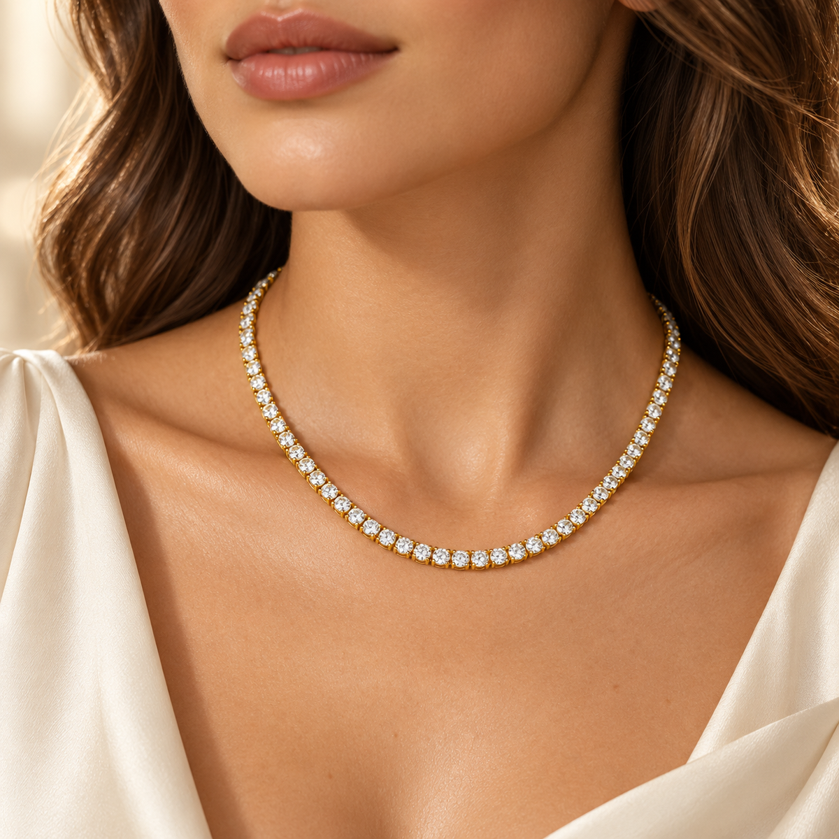 Bellissima Tennis Necklace - 3MM