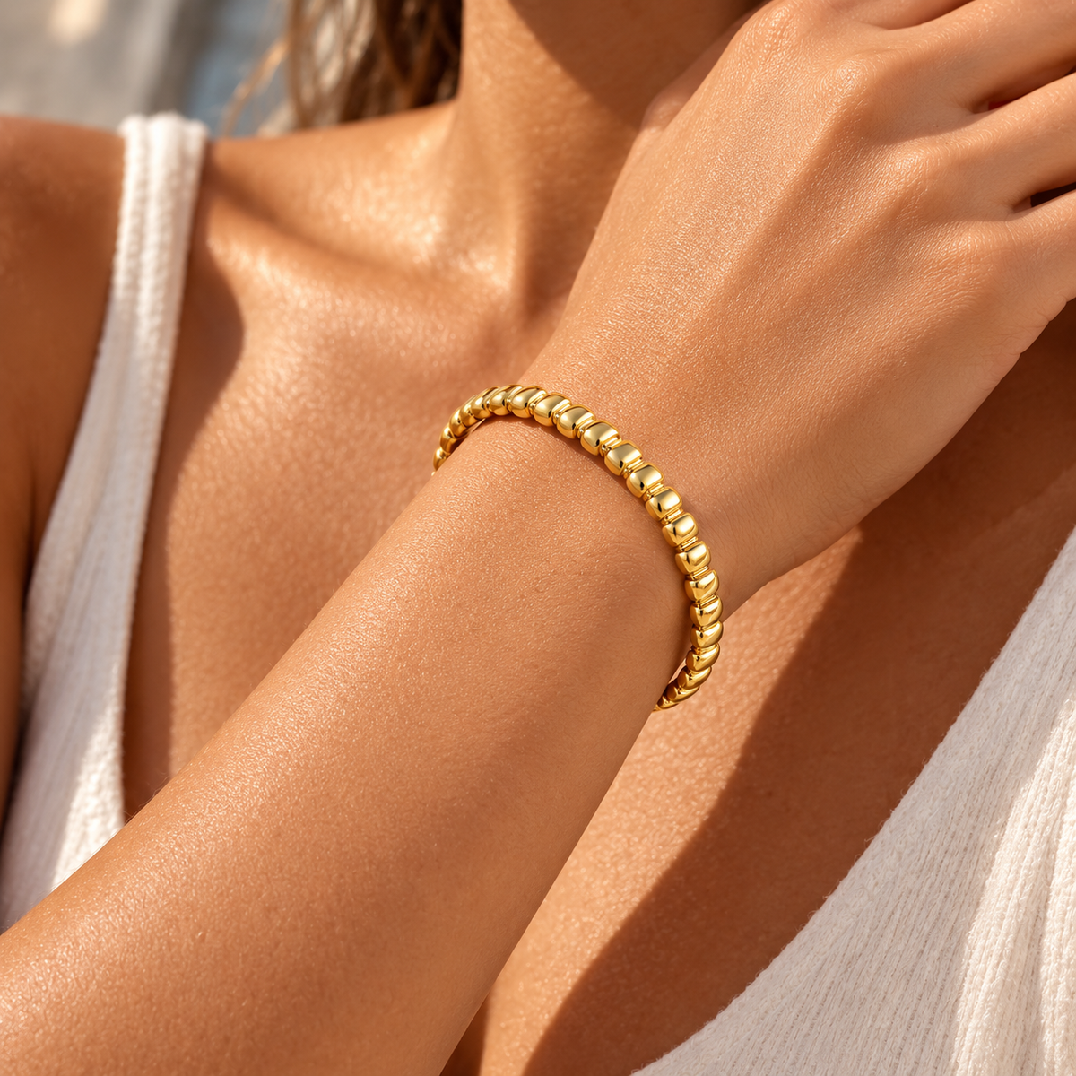 Torino Link Cuff Bracelet