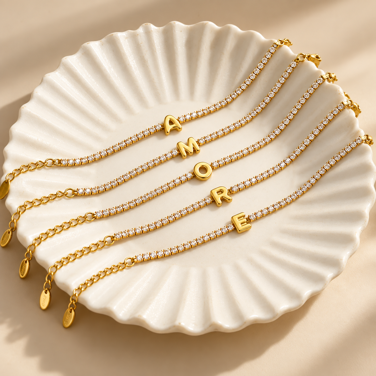 Bella Letter Bracelet