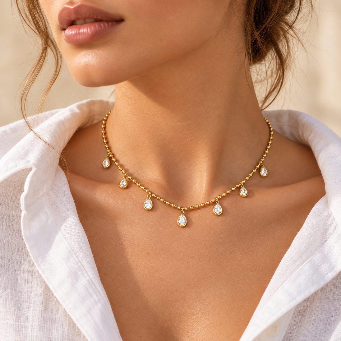 Positano Teardrop Necklace