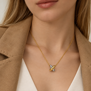 Intreccio Two-Tone Necklace