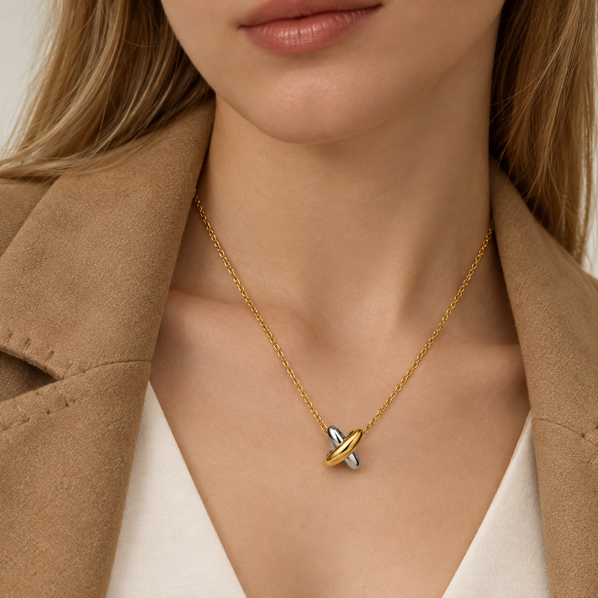 Intreccio Two-Tone Necklace
