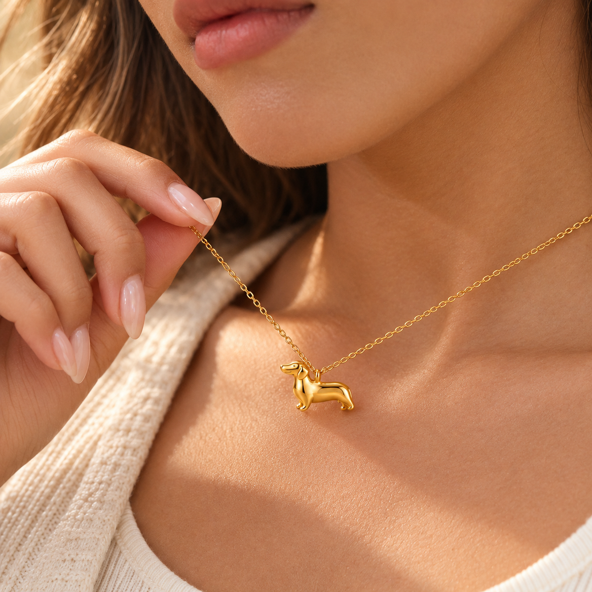 Luna Dachshund Necklace