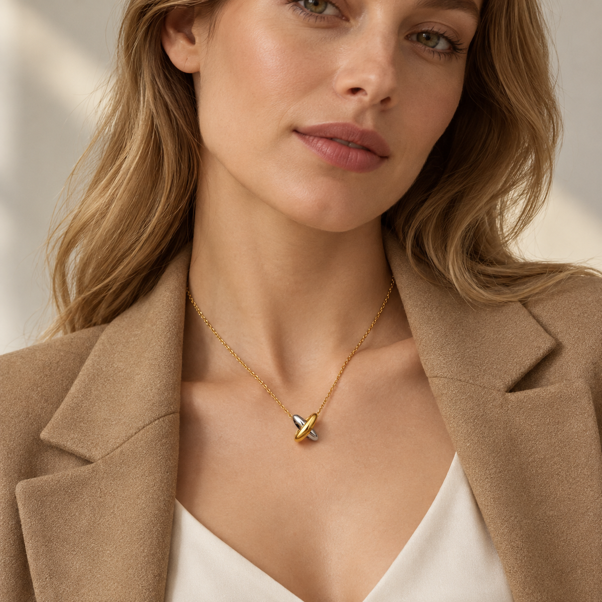 Intreccio Two-Tone Necklace