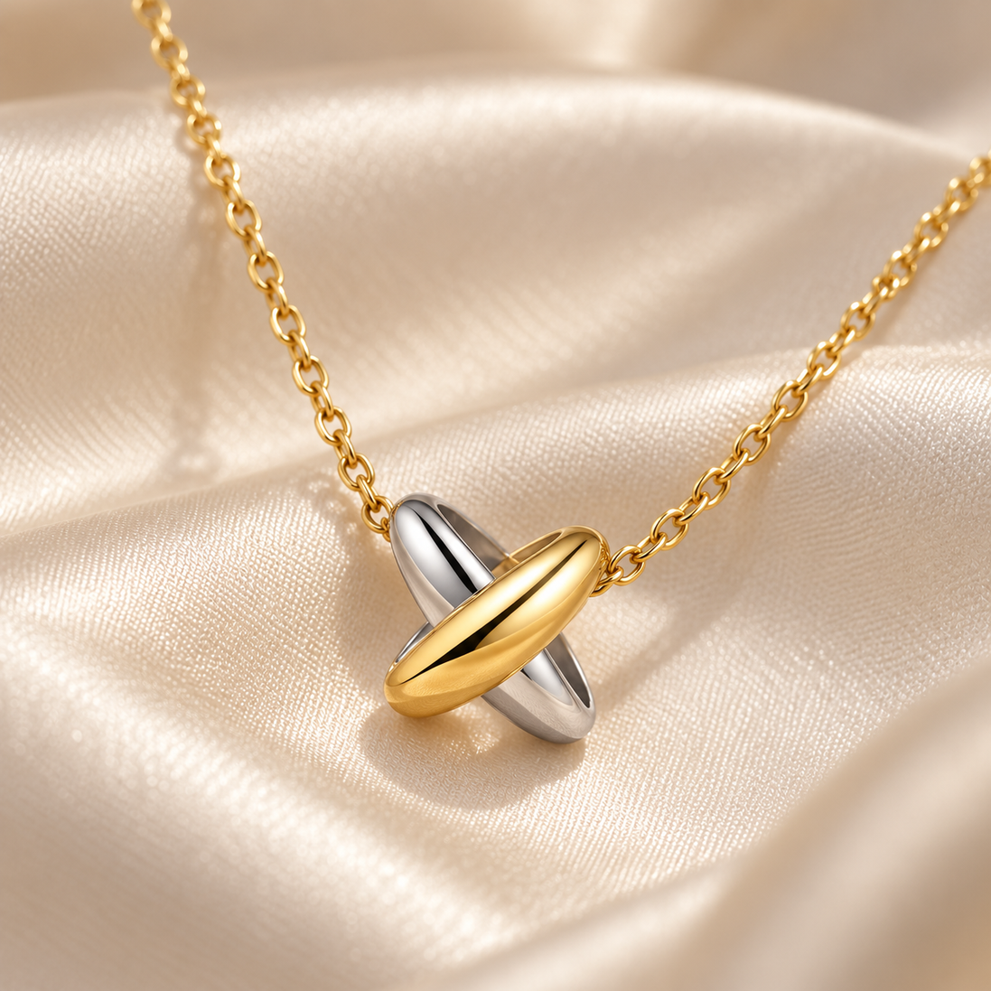 Intreccio Two-Tone Necklace